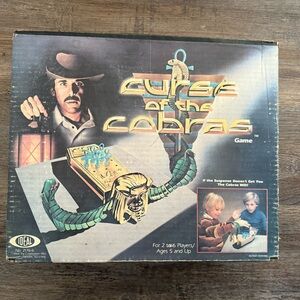 Vintage 1982 Ideal “Curse of the Cobras” Board Game – COMPLETE & TESTED